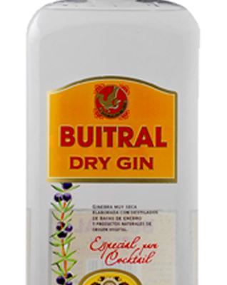 DRY GIN BUITRAL 1L PET